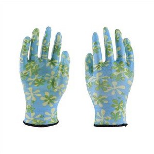 Guantes de jardín recubiertos de nitrilo